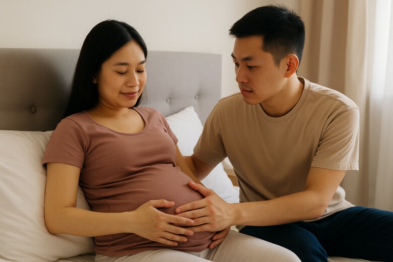 Con trai ôm bụng tôi thốt lên 1 câu ngây ngô, tôi vội quỳ xuống trước chồng - 2