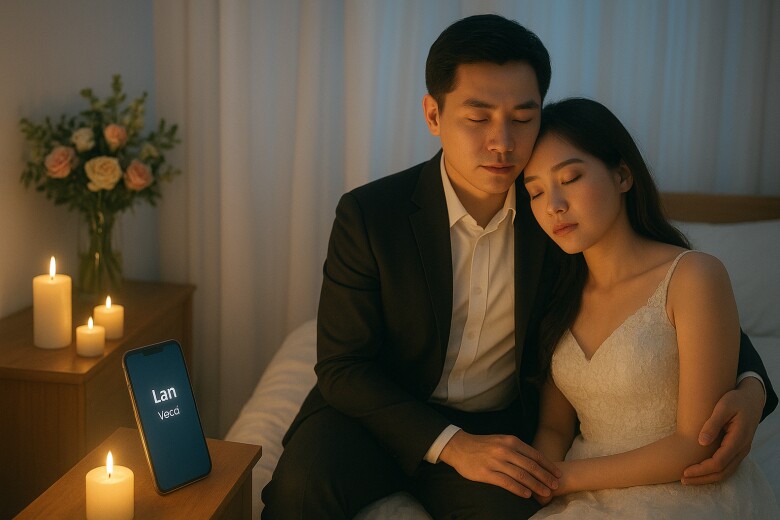 Đêm tân hôn đang nồng cháy, tôi nhận tin nhắn từ vợ cũ: Em… mang thai rồi! - 1