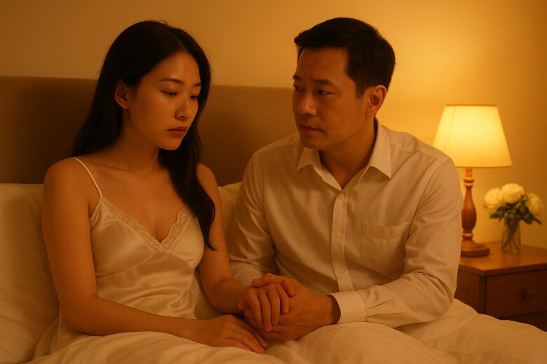 Lấy chồng hơn 12 tuổi, đêm đầu tiên anh chỉ nắm tay tôi đến sáng, 3 tháng sau tôi mới hiểu lý do thật sự - 1