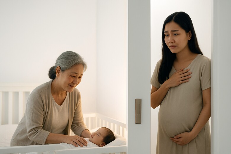 Mẹ chồng lên chăm con dâu ở cữ, tôi thấy xấu hổ vì đêm nào bà cũng làm một việc - 1