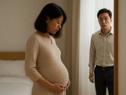 Bà bầu - Đi công tác về thấy phòng ngủ có mùi lạ, nhìn chiếc váy của vợ đang mặc tôi giận tím người