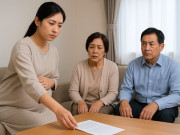 Bà bầu - Mẹ chồng bắt đẻ đứa thứ 3, tôi chìa ra tờ giấy khiến cả nhà chồng chết lặng