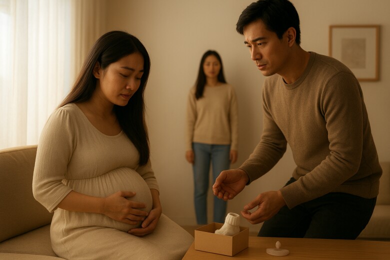 Tôi giận khi chồng lén gặp người yêu cũ, khi biết món đồ cô ấy mang đến tôi cúi đầu cảm ơn - 1