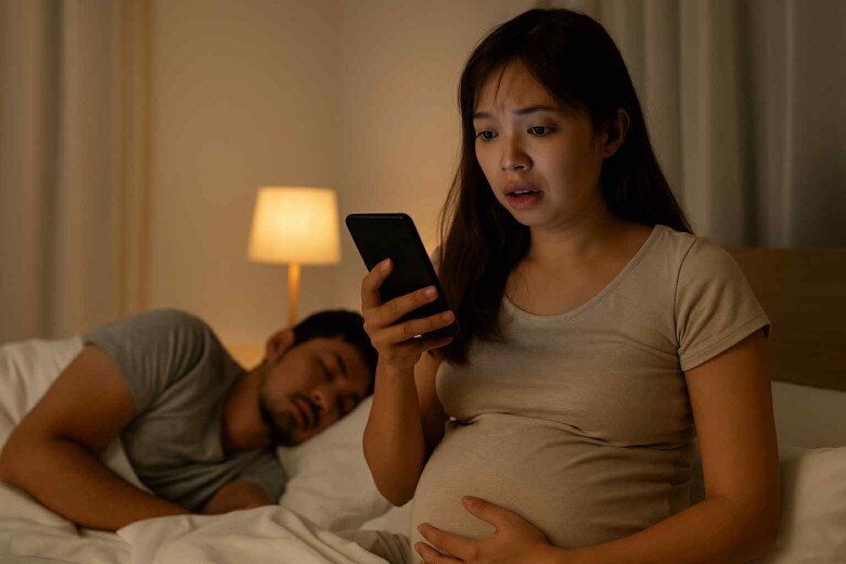 Vợ bầu mà đêm nào chồng cũng ra ban công gọi điện, tôi chết lặng khi nghe được một câu nói - 2