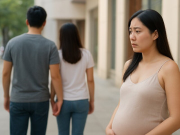 Tôi không chịu ký đơn ly hôn khi đang mang bầu, 3 tháng sau nhìn người đi cùng chồng cũ, tim tôi chao đảo