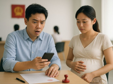 Đang đi đăng ký kết hôn với bạn gái vì có bầu, người yêu cũ của cô ấy nhắn tin chấn động