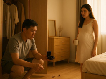 Chồng đưa đi xét nghiệm ADN khi mang thai, đến khi cầm kết quả, anh chỉ biết quỳ xuống khóc