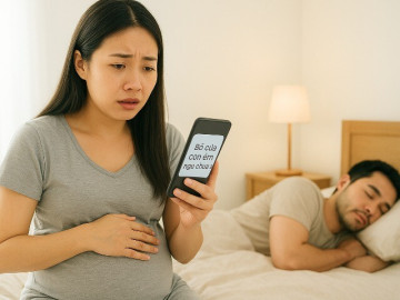Thấy chồng say ngủ, tôi cầm điện thoại định tắt chuông, ai ngờ lại thấy tin nhắn từ người phụ nữ lạ