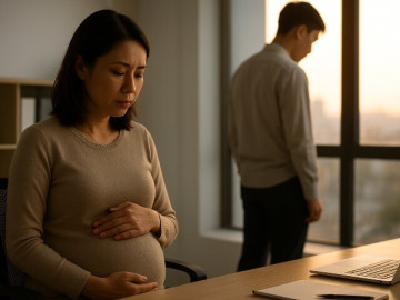 Bà bầu - Cậu nhân viên trẻ nói sẽ chịu trách nhiệm với đứa bé trong bụng tôi, nhưng khi biết tuổi tôi, cậu im lặng rời đi