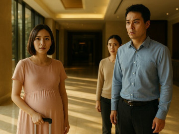 Tôi bắt xe đón mình và nhân tình đi nghỉ dưỡng, vừa tới nơi thì ngỡ ngàng thấy vợ bầu cũng ở đó