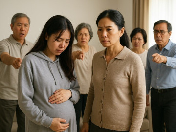 Bà bầu - Con gái 20 tuổi đang đi học thì có bầu, cả họ mắng tôi không ra gì