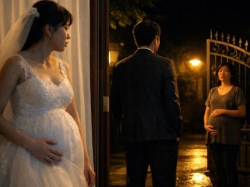 Bà bầu - Đêm tân hôn, chưa kịp cởi váy cưới thì thấy người phụ nữ mang bầu chờ chồng tôi trước cổng