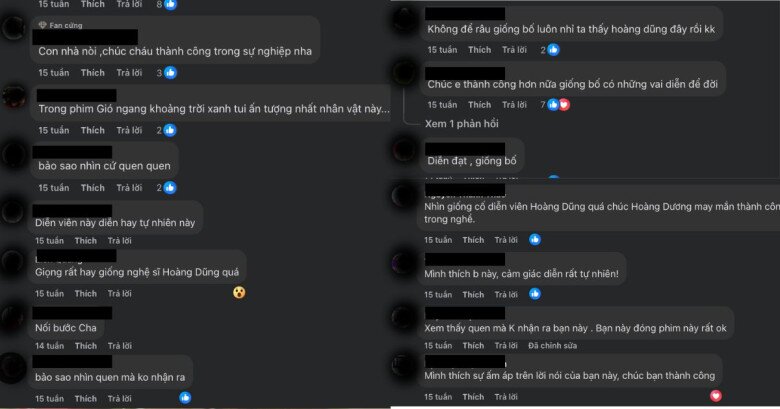 Hoàng Dương được khen khi vào vai Huy trong Gió Ngang Khoảng Trời Xanh.