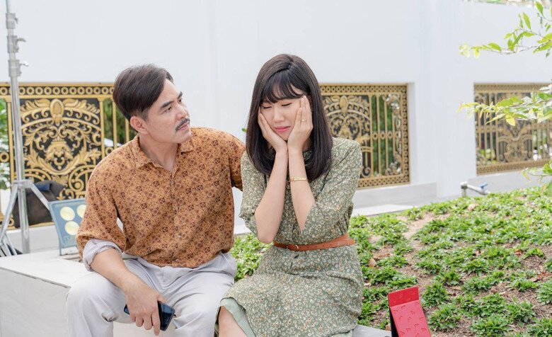 Trong Gạo Nếp Gạo Tẻ, cả hai hoá thân thành đôi vợ chồng khắc khẩu.