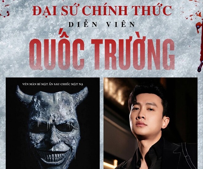 Quốc Trường là đại sứ đầu tiên cho một bom tấn kinh dị Hollywood tại Việt Nam.