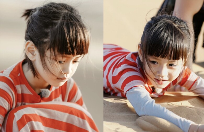 Cayla khi tham gia chương trình truyền hình thực tế Bố Ơi Mình Đi Đâu Thế.