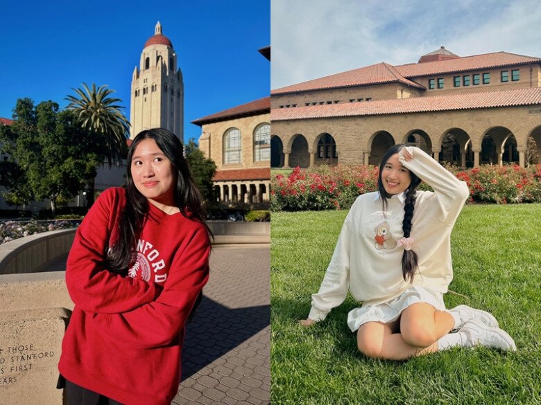 Cô nàng gen Z học giỏi Jenny Huỳnh ăn mặc theo phong cách học đường Mỹ với áo hoodie oversized cùng chân váy ngắn tạo nên vẻ thoải mái, đúng tinh thần đi học mà vẫn chất.