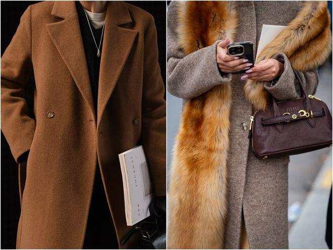 Chiếc áo khoác với chi tiết lông thú trông sang trọng hơn hẳn.