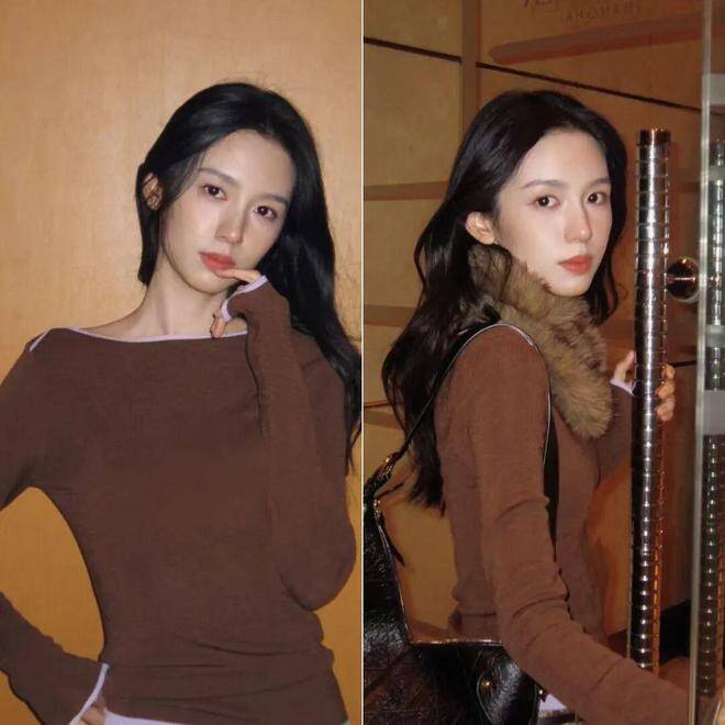 Màu nâu lại thiên về vẻ cổ điển, sang trọng. Dù kích thước nhỏ nhưng hiệu quả nâng tầm phong cách rất rõ rệt.