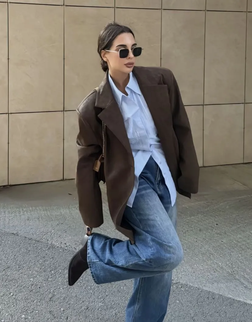 Hãy mặc áo khoác blazer theo cách này vào mùa thu, đảm bảo đẹp mãn nhãn đến nỗi ai nhìn cũng xuýt xoa - 9