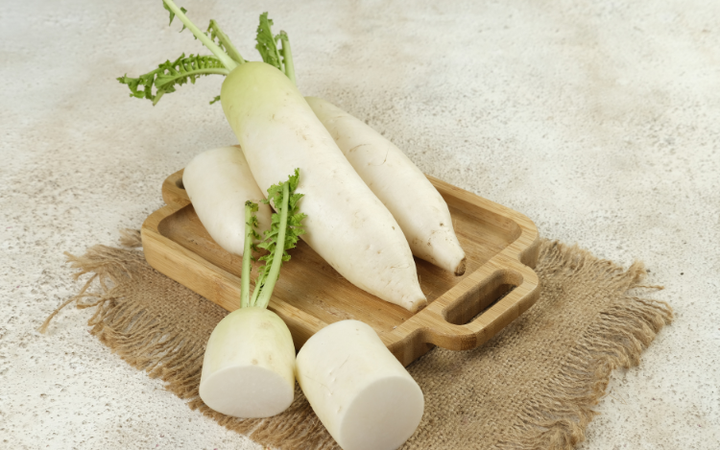 Củ cải được mệnh danh nhân sâm trắng hay sâm của người nghèo vì có nhiều tác dụng.