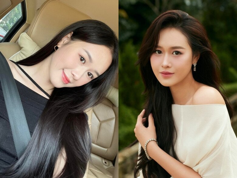 Cô sở hữu gương mặt ưa nhìn với nét đẹp tự nhiên, hài hòa.