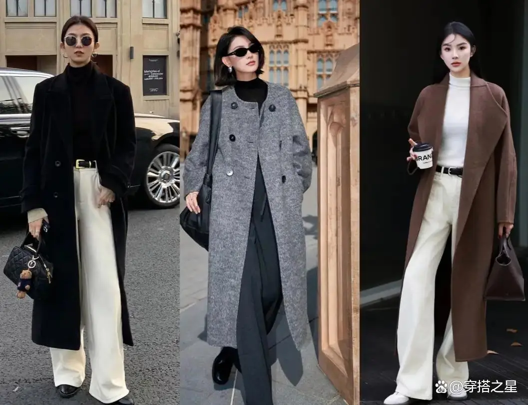 Mặc áo khoác dài nên phối với quần hay váy để tôn dáng? Chị em cứ áp dụng công thức 3 quần - 3 váy là chân ái - 1