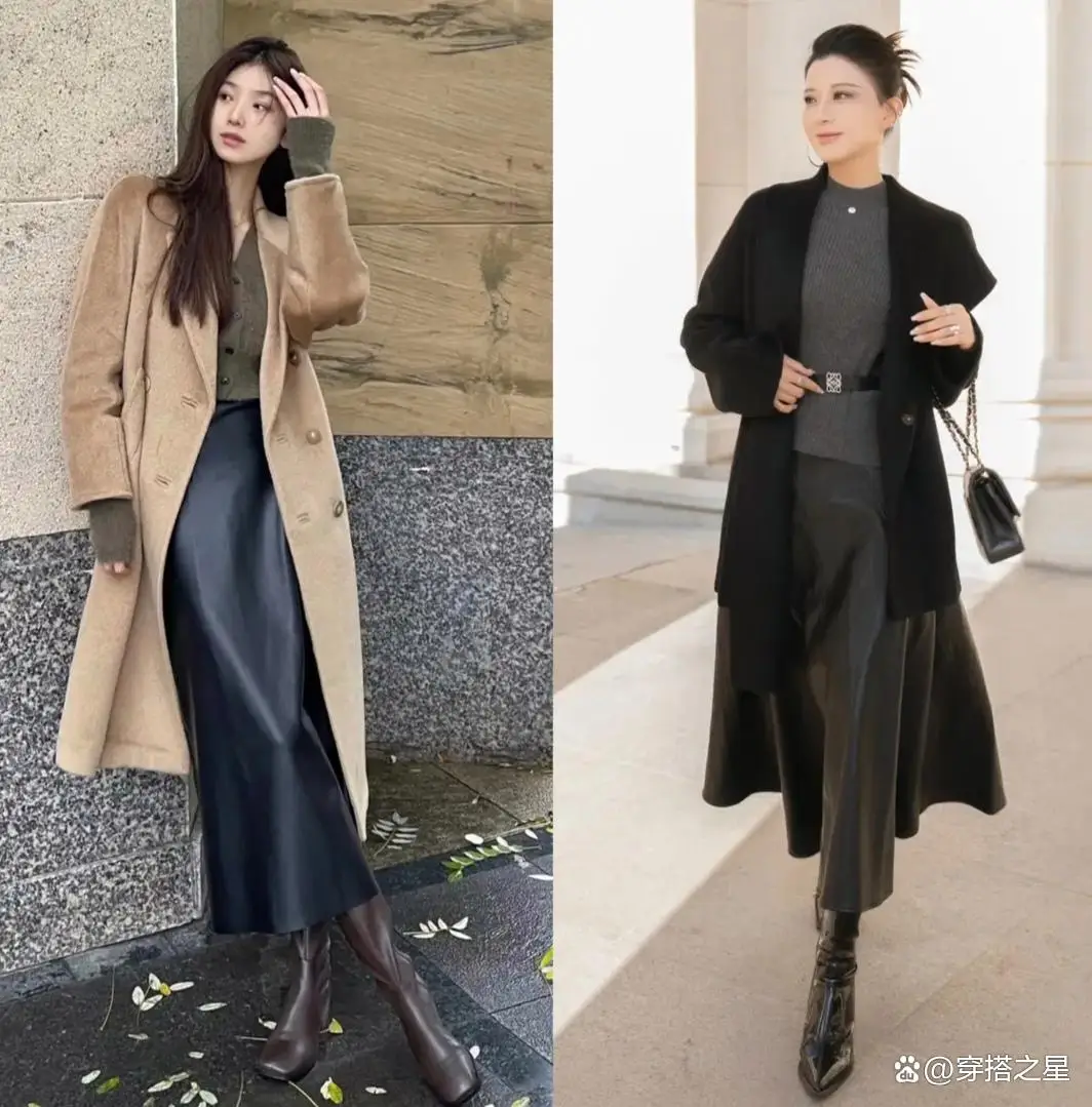 Mặc áo khoác dài nên phối với quần hay váy để tôn dáng? Chị em cứ áp dụng công thức 3 quần - 3 váy là chân ái - 9