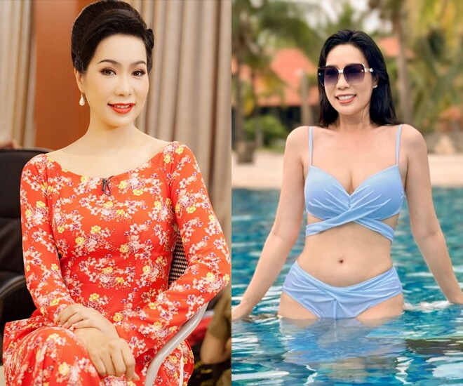 Bước sang tuổi 54, Á hậu 2 Hoa hậu Việt Nam 1994 vẫn khiến công chúng ngỡ ngàng bởi vóc dáng săn chắc, thon gọn không chút mỡ thừa cùng nhan sắc “lão hóa ngược” hiếm có.