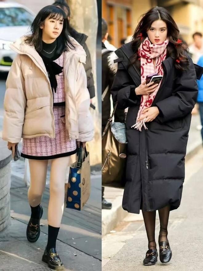 Áo phao mix giày thể thao dễ khiến tổng thể trông cồng kềnh, mất đi vẻ gọn gàng.