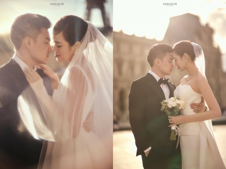 Hoa hậu Đỗ Thị Hà tung bộ ảnh cưới đẹp như tranh được chụp tại Paris.