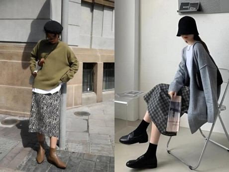 3 kiểu chân váy suông thu đông giúp nàng kéo chân dài chẳng thua váy ngắn lại phối được nhiều kiểu áo