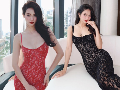 Vũ Thúy Quỳnh bị "soi" sống tiết kiệm vì mặc đi mặc lại một chiếc váy ren nhưng dân tình ngắm xong cũng phải mê