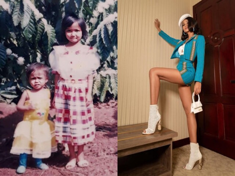 Đẹp - H'Hen Niê khoe ảnh hồi nhỏ chứng minh con giống mẹ, dân tình lại phát hiện cô có tố chất hoa hậu từ bé