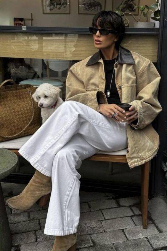 Sau khi thử loạt outfit mùa lạnh, đây là 4 kiểu áo đẹp mặc cùng quần jeans giúp tôi sang như quý cô nước Pháp - 1