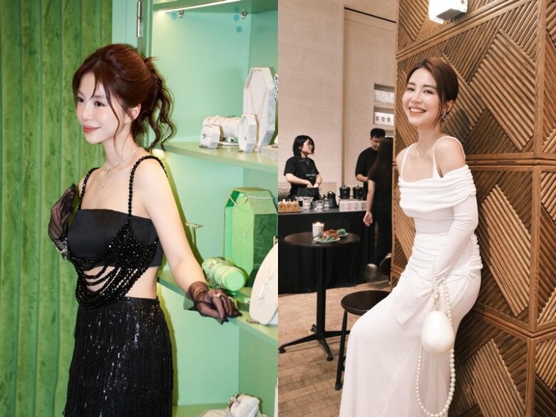 Trước khi nâng ngực, Mẫn Tiên đi dự sự kiện cũng chủ yếu khoe vai trần thon thả, ít khi hở hang quá đà.