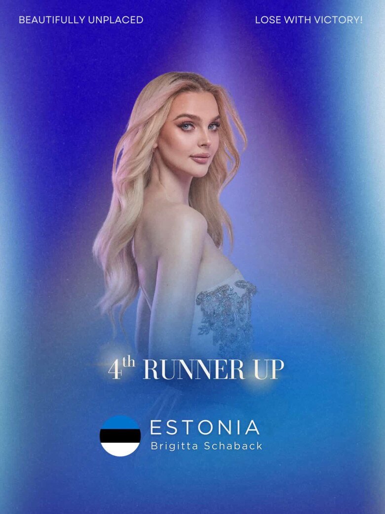 Người đẹp Estonia về đích với vị trí Á hậu 4 - Miss El Tocuyo 2023.