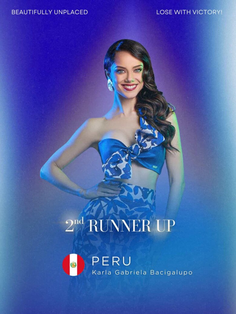 Người đẹp Peru được gọi tên tại vị trí Á hậu 2 - Miss El Tocuyo 2023.