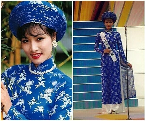 Hương Giang mặc áo dài trắng tinh tại Miss Universe, nhìn lại 4 lần áo dài Việt thắng giải Trang phục dân tộc đẹp nhất - 2