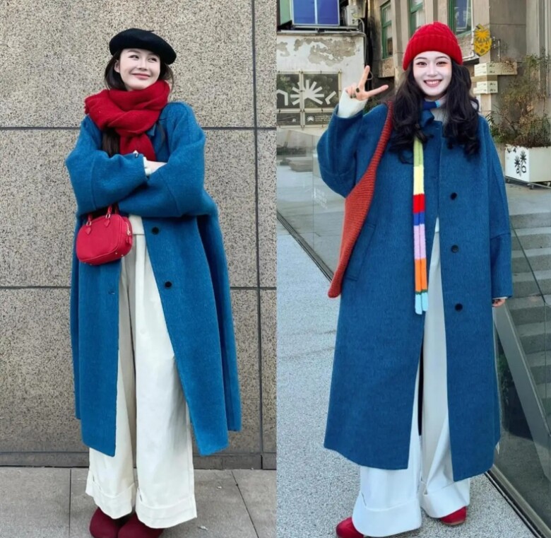 Không phải quần ống rộng hay legging, đây là kiểu quần mặc với áo khoác dài đẹp nhất giúp kéo chân dài cả mét - 4