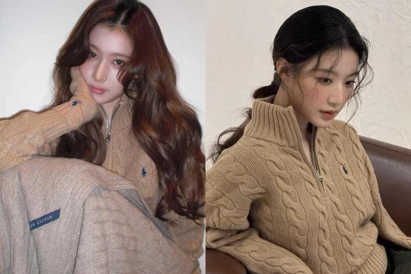 Áo len kéo khóa nửa thân mang vẻ đẹp mềm mại nhưng vẫn hiện đại, dễ dàng biến hóa trong nhiều cách phối, qua đó trở thành điểm nhấn thanh lịch và linh hoạt cho tủ đồ mùa đông.