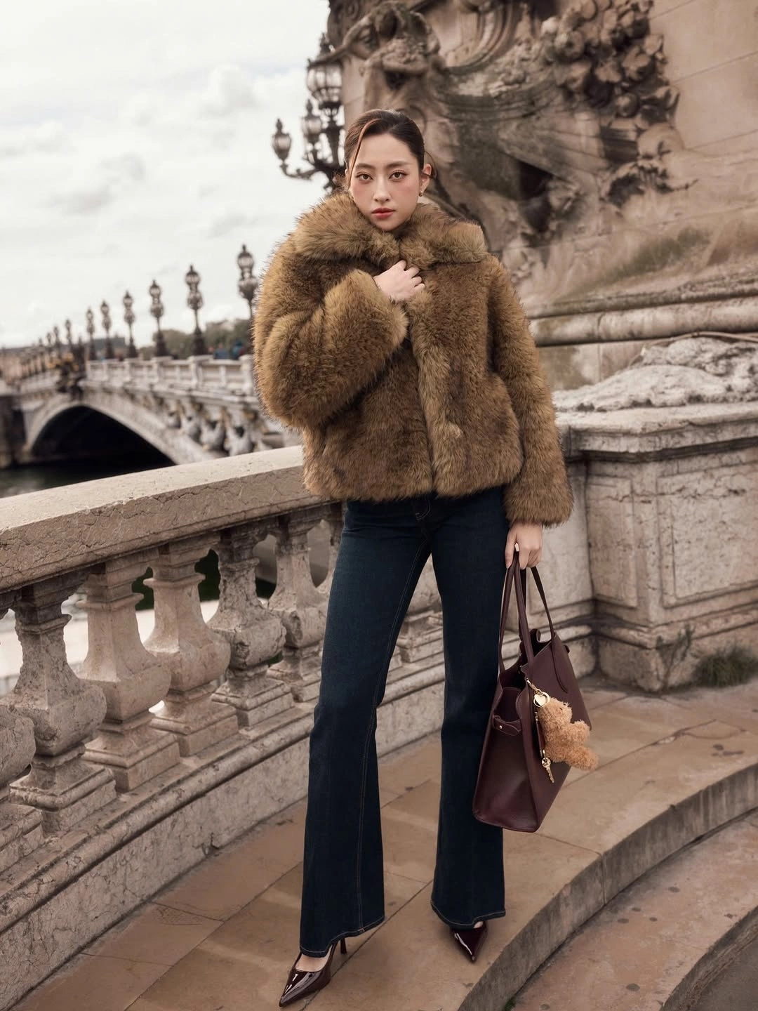 Mặc áo khoác lông vừa sang vừa trẻ như mỹ nhân Việt, chị em hóa thành quý cô amp;#34;giàu ngầmamp;#34; - 4