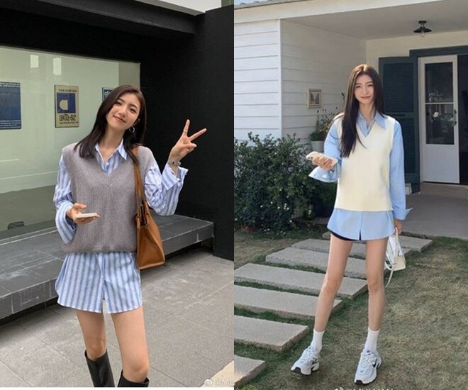 6 công thức mặc đẹp mùa thu chỉ với một chiếc áo sơ mi, diện đi làm hay đi chơi đều auto xinh, không cần nghĩ nhiều - 5