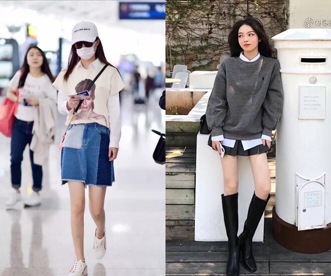 &Aacute;o sơ mi + &aacute;o ph&ocirc;ng