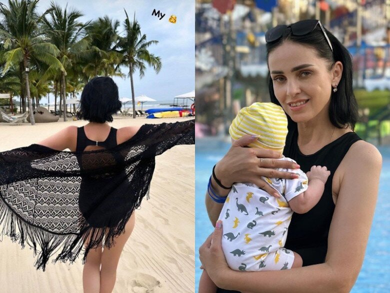 Mẹ của “thiên thần nội y” khiến dân mạng trầm trồ khi tự tin diện áo tắm, khoe vóc dáng săn chắc và gợi cảm dù đã ở tuổi trung niên.