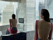 Nàng Hậu số 1 Vbiz khoe bóng lưng ai ngắm cũng phải trầm trồ