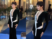Đẹp - Hương Giang bắt đầu "bung lụa" tại Miss Universe 2025, đổi kiểu tóc mới đẹp chấn động giúp leo thẳng lên Top 2