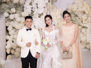 Thời trang - Váy áo của dàn hoa, á hậu chưng diện dự đám cưới Đỗ Thị Hà: Lương Thùy Linh liên tục "đụng hàng" với nhiều người đẹp