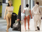 Thời trang - Nàng thơ của sếp hết lấy gối che “tuyết lê” khi đi dạo,  nay ra phố diện mốt mặc như không gây nhức mắt