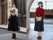 Thời trang - Khi đi làm, tôi mới biết phụ nữ công sở có gu ăn mặc không bao giờ đi giày bệt với váy dài, họ thích 3 kiểu này hơn